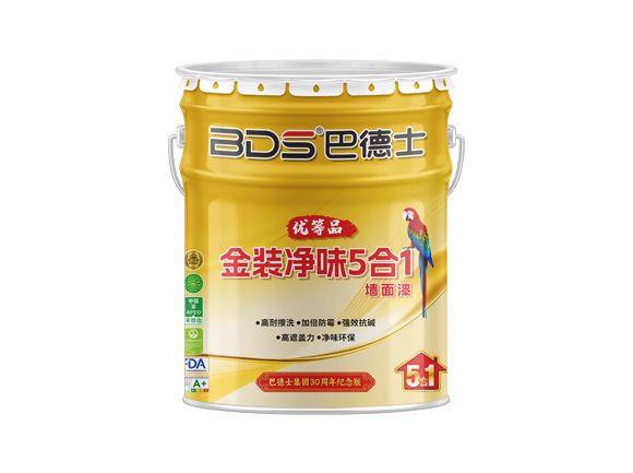 金装净味5合1墙面漆